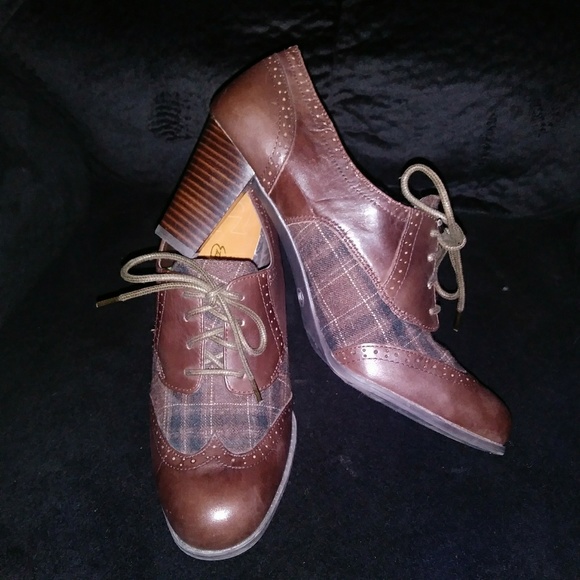 vintage style oxford heels